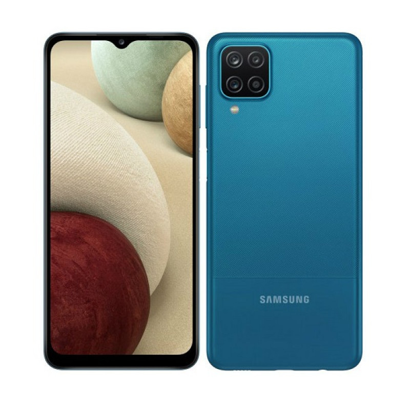Samsung Galaxy A12 (4G 4GB 64GB Blue) With Official Warranty 