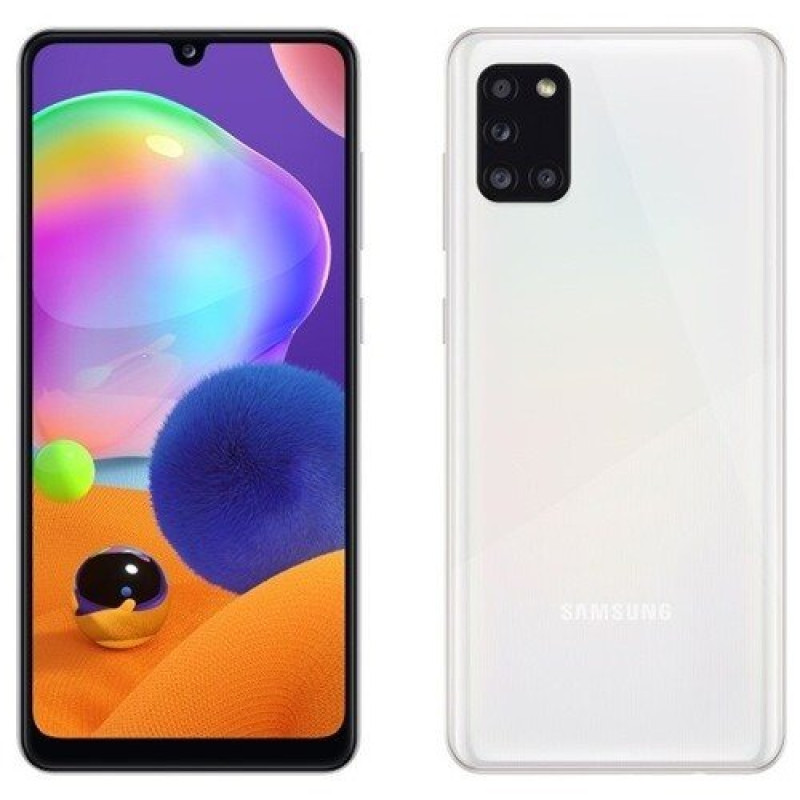 Samsung Galaxy A31 (4G, 4GB, 128GB, White) With Official Warranty 