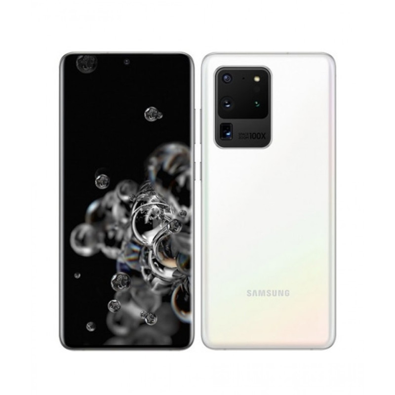 Samsung Galaxy S20 Ultra Dual Sim (5G, 12GB, 128GB,White) - Non PTA 