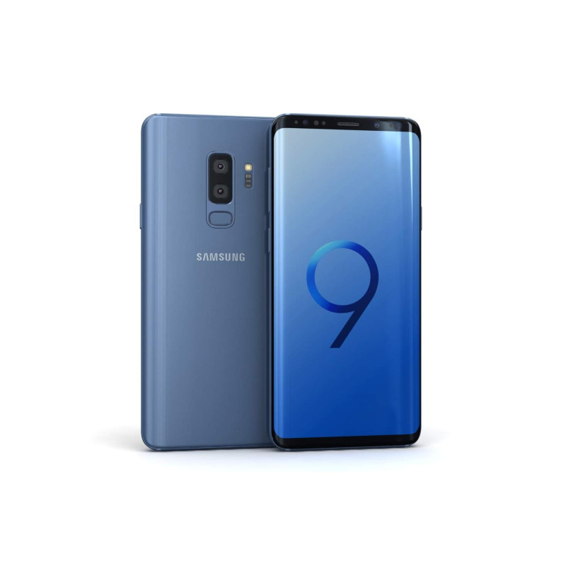 Samsung Galaxy S9+ Dual Sim (4G, 6GB RAM, 256GB ROM, Coral Blue) - PTA Approved 