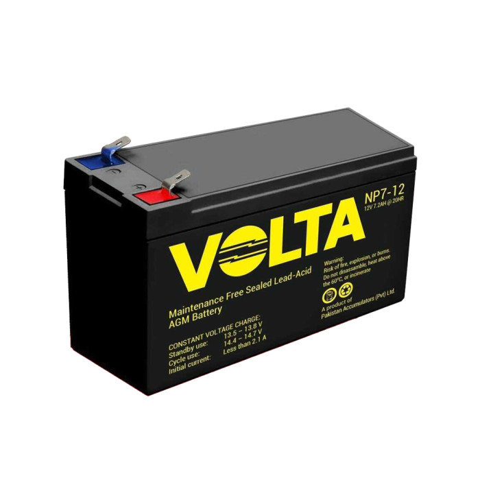 Volta 12V 7Ah Dry Battery Volta 12V 7Ah Dry Battery