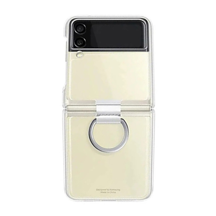 Samsung Galaxy Flip 3 Clear Cover with Ring	