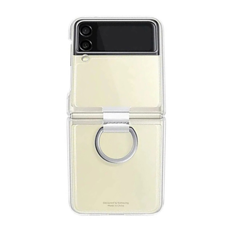 Samsung Galaxy Flip 3 Clear Cover with Ring	