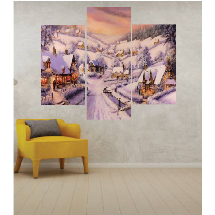 Wall Frames 3 Pieces Set Canvas – Digitally Printed Wall Canvas TJ-13