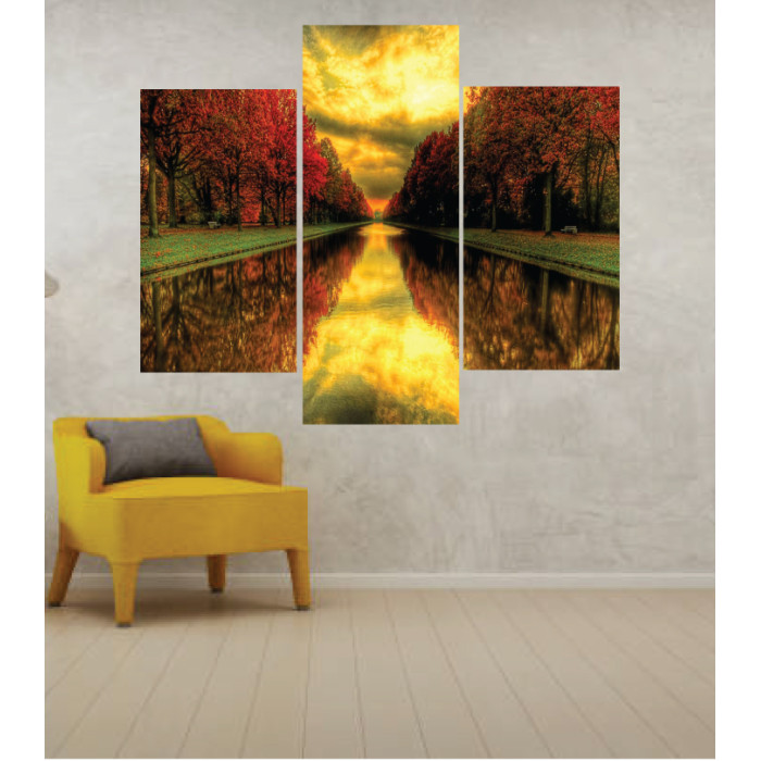Wall Frames 3 Pieces Set Canvas – Digitally Printed Wall Canvas TJ-225