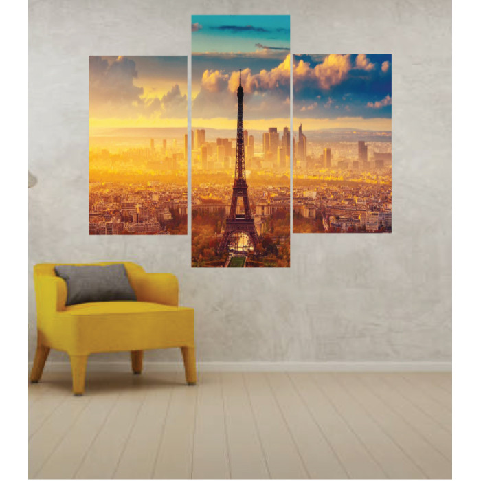 Wall Frames 3 Pieces Set Canvas – Digitally Printed Wall Canvas TJ-237