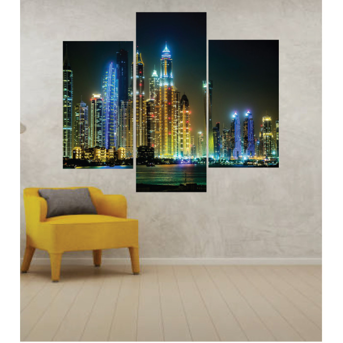 Wall Frames 3 Pieces Set Canvas – Digitally Printed Wall Canvas TJ-248