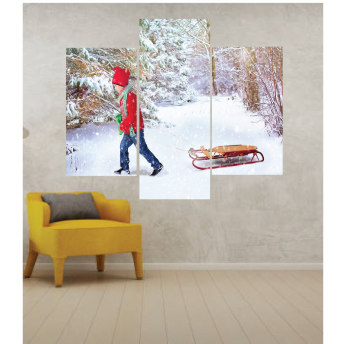 Wall Frames 3 Pieces Set Canvas – Digitally Printed Wall Canvas TJ-04