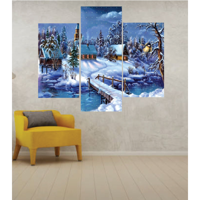 Wall Frames 3 Pieces Set Canvas – Digitally Printed Wall Canvas TJ-11