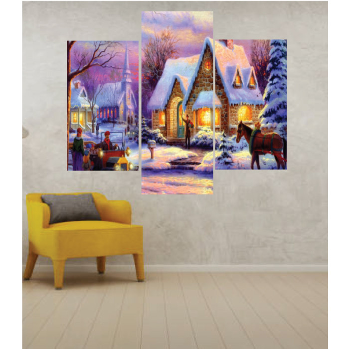 Wall Frames 3 Pieces Set Canvas – Digitally Printed Wall Canvas TJ-14