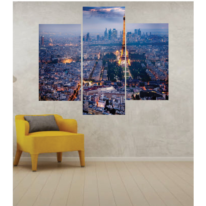 Wall Frames 3 Pieces Set Canvas – Digitally Printed Wall Canvas TJ-17
