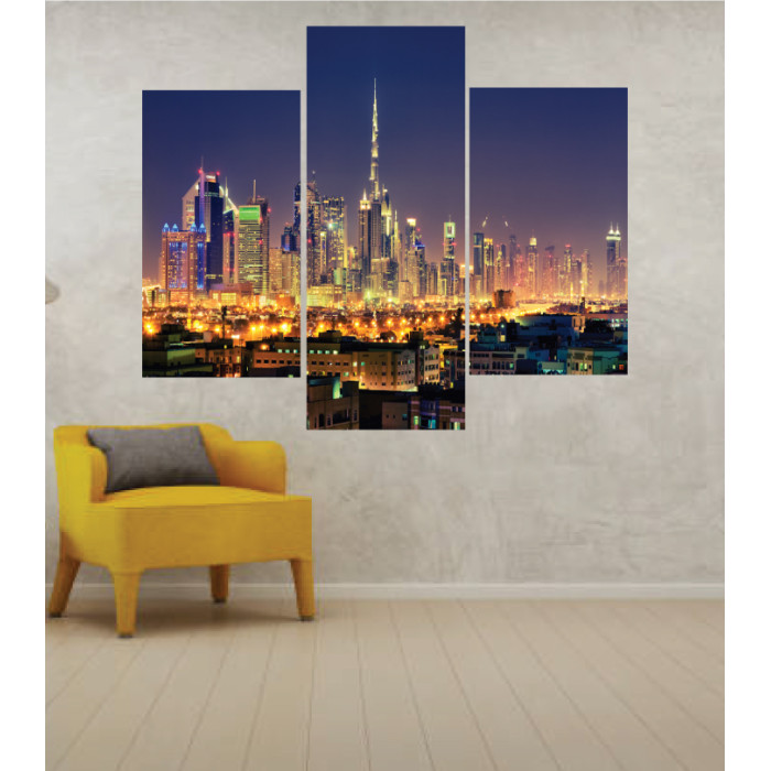 Wall Frames 3 Pieces Set Canvas – Digitally Printed Wall Canvas TJ-218