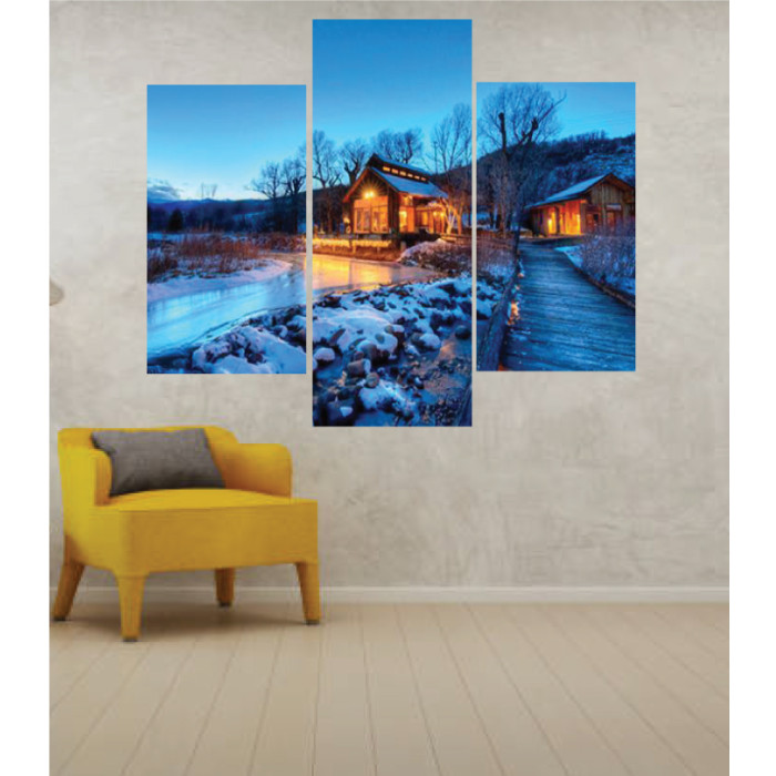 Wall Frames 3 Pieces Set Canvas – Digitally Printed Wall Canvas TJ-22