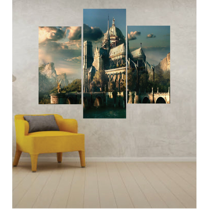 Wall Frames 3 Pieces Set Canvas – Digitally Printed Wall Canvas TJ-230