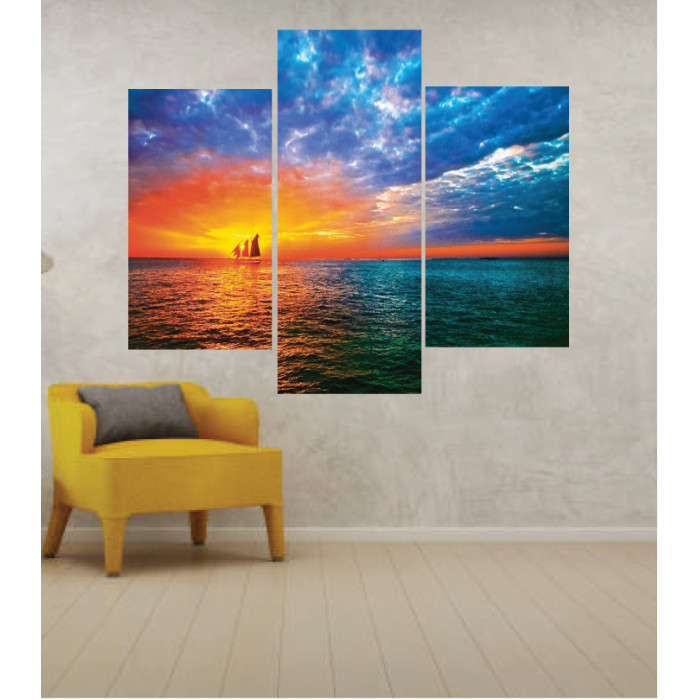 Wall Frames 3 Pieces Set Canvas – Digitally Printed Wall Canvas TJ-245