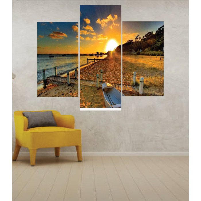 Wall Frames 3 Pieces Set Canvas – Digitally Printed Wall Canvas TJ-25