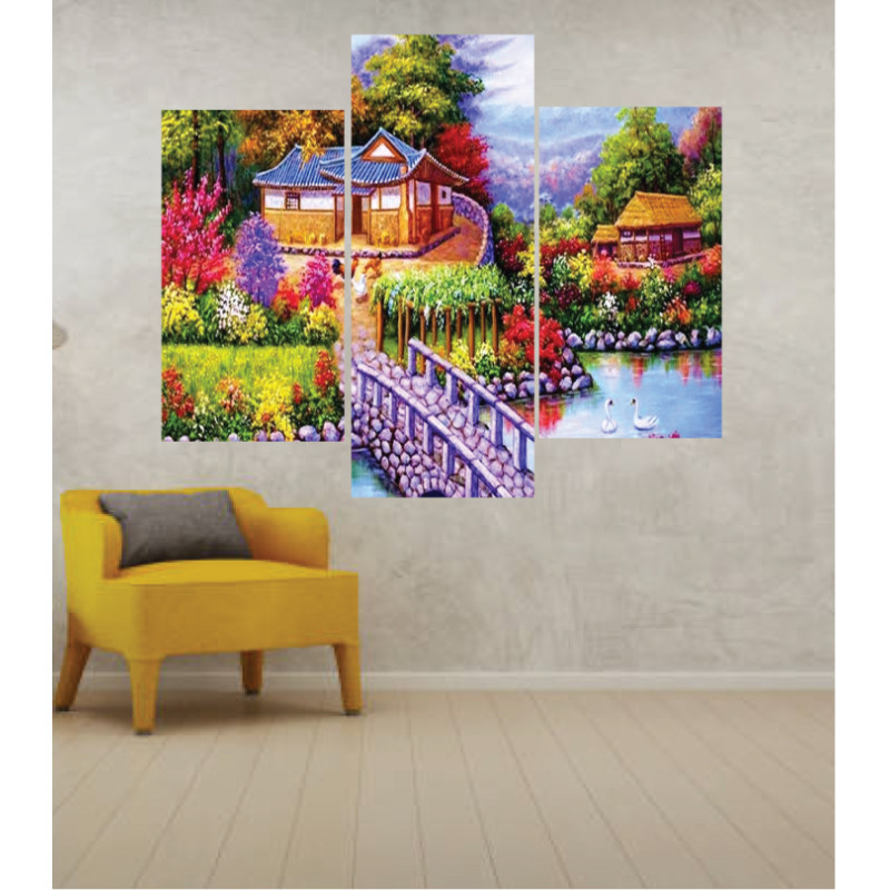Wall Frames 3 Pieces Set Canvas – Digitally Printed Wall Canvas TJ-266