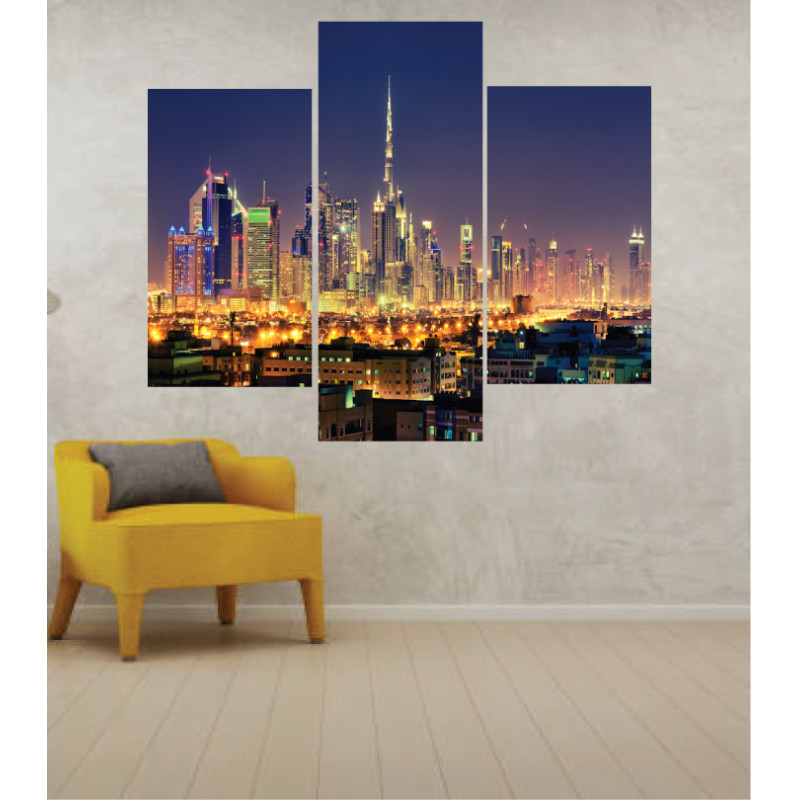 Wall Frames 3 Pieces Set Canvas – Digitally Printed Wall Canvas TJ-275