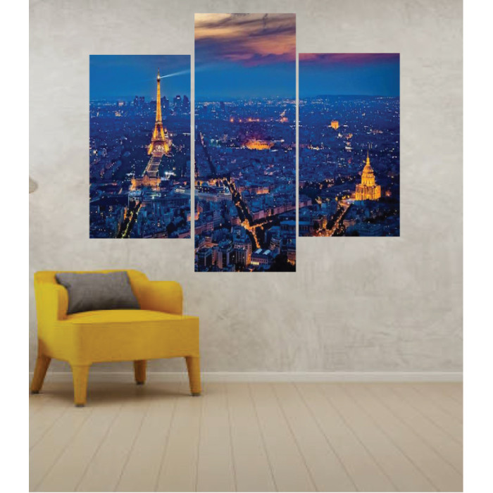 Wall Frames 3 Pieces Set Canvas – Digitally Printed Wall Canvas TJ-276
