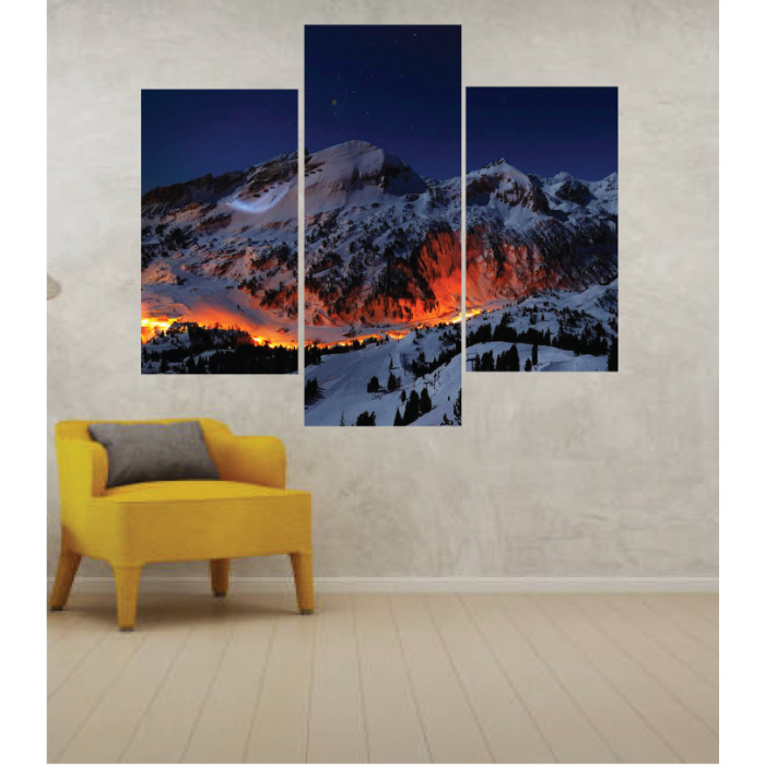 Wall Frames 3 Pieces Set Canvas – Digitally Printed Wall Canvas TJ-34