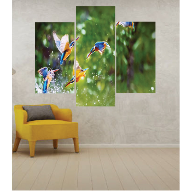 Wall Frames 3 Pieces Set Canvas – Digitally Printed Wall Canvas TJ-38