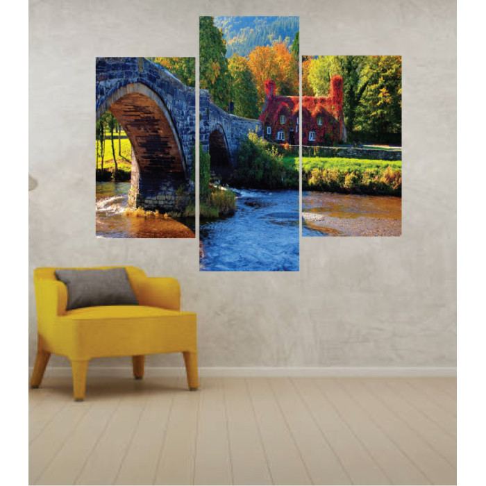Wall Frames 3 Pieces Set Canvas – Digitally Printed Wall Canvas TJ-51