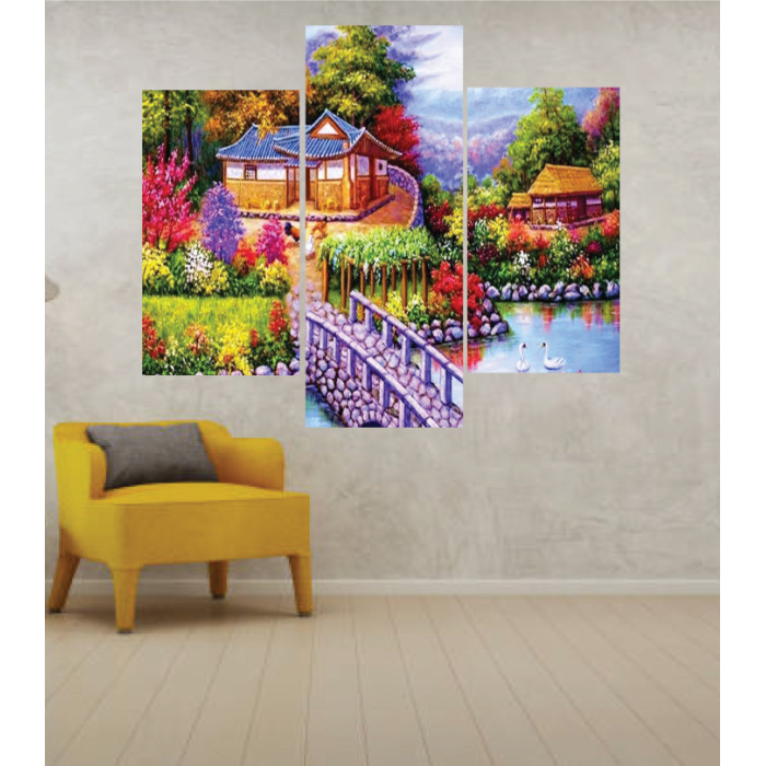 Wall Frames 3 Pieces Set Canvas – Digitally Printed Wall Canvas TJ-53