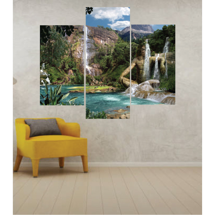 Wall Frames 3 Pieces Set Canvas – Digitally Printed Wall Canvas TJ-57