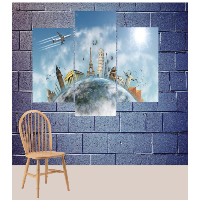 Wall Frames 3 Pieces Set Canvas – Digitally Printed Wall Canvas TJ-97