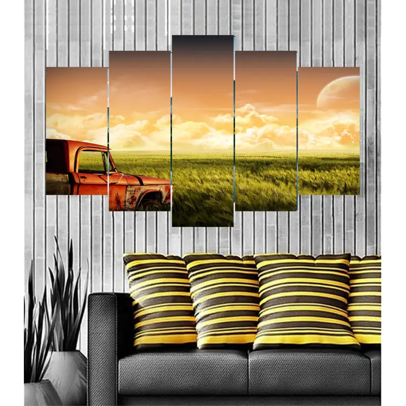 Wall Frames 5 Pieces Set Canvas - Digitally Printed Wall Canvas  post-22
